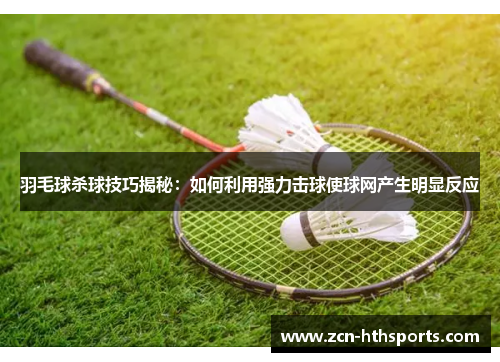 羽毛球杀球技巧揭秘：如何利用强力击球使球网产生明显反应